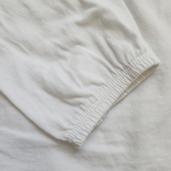 Children's t-shirt color white size 9-10 material 100% cotton - Picture 7 of 8